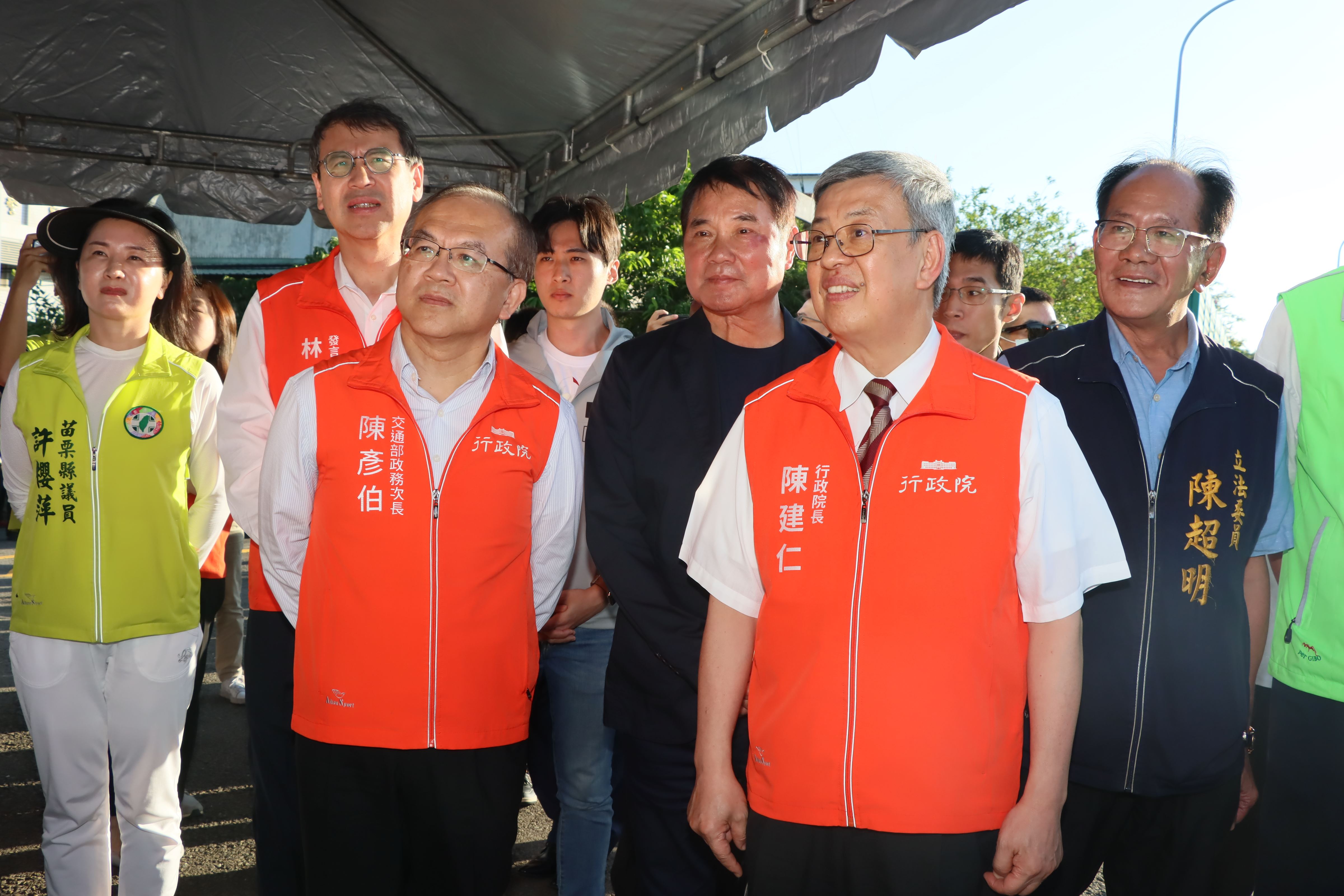 行政院長視察國道1號造橋交流道案　 宣佈中央全額補助26億、期望提前完工
