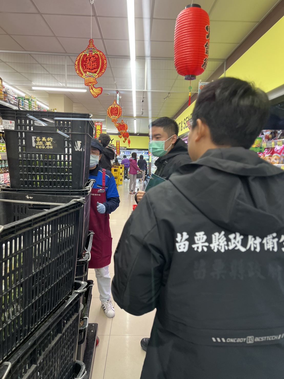 衛生局派員前往本縣全聯各門市稽查1