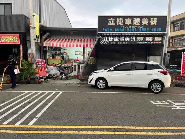 苗栗縣政府全球資訊網-中文網-轎車自撞路旁鐵皮屋 駕駛酒駕公共危險罪送辦