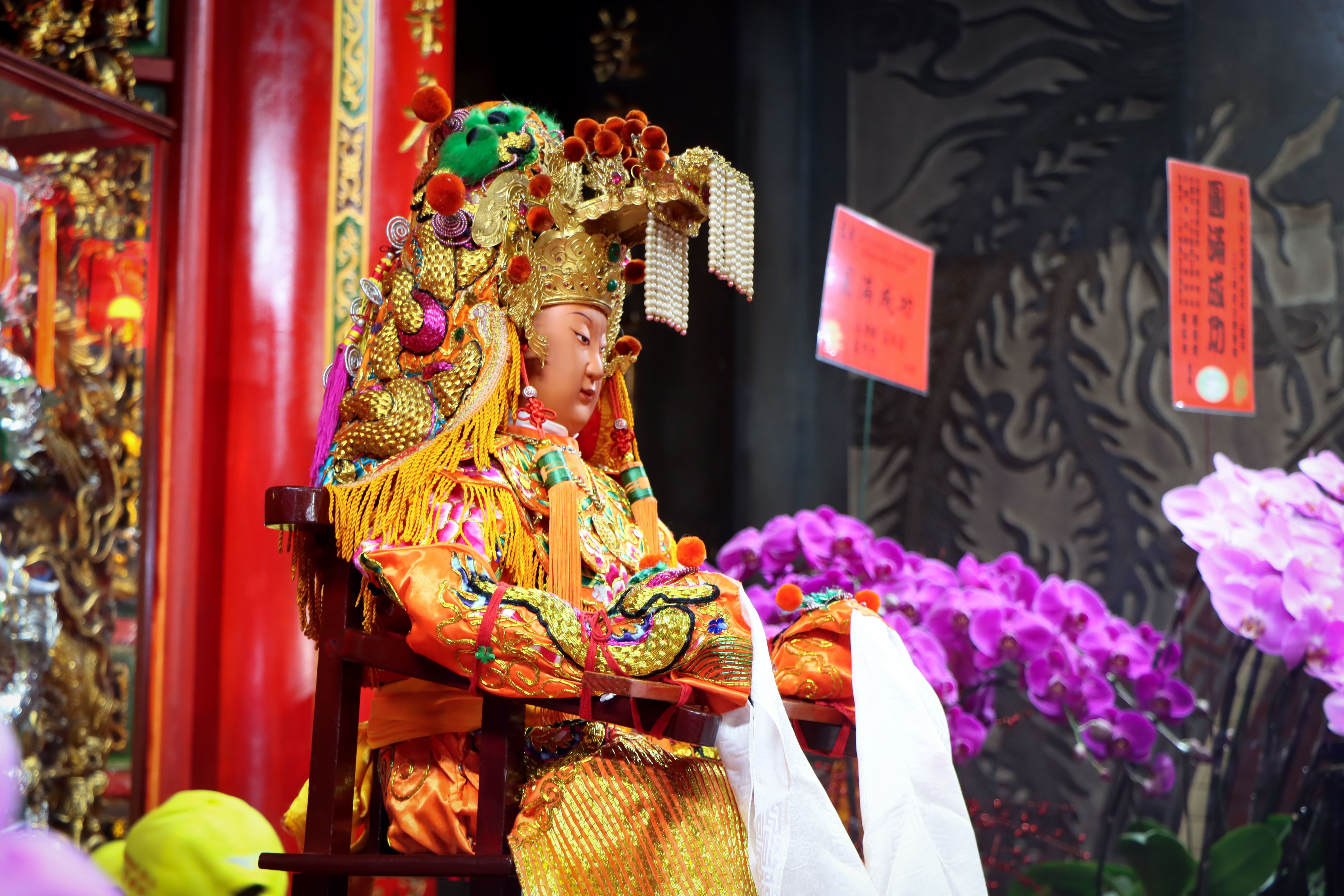 通霄鎮白沙屯拱天宮媽祖5月1日深夜起駕至北港進香