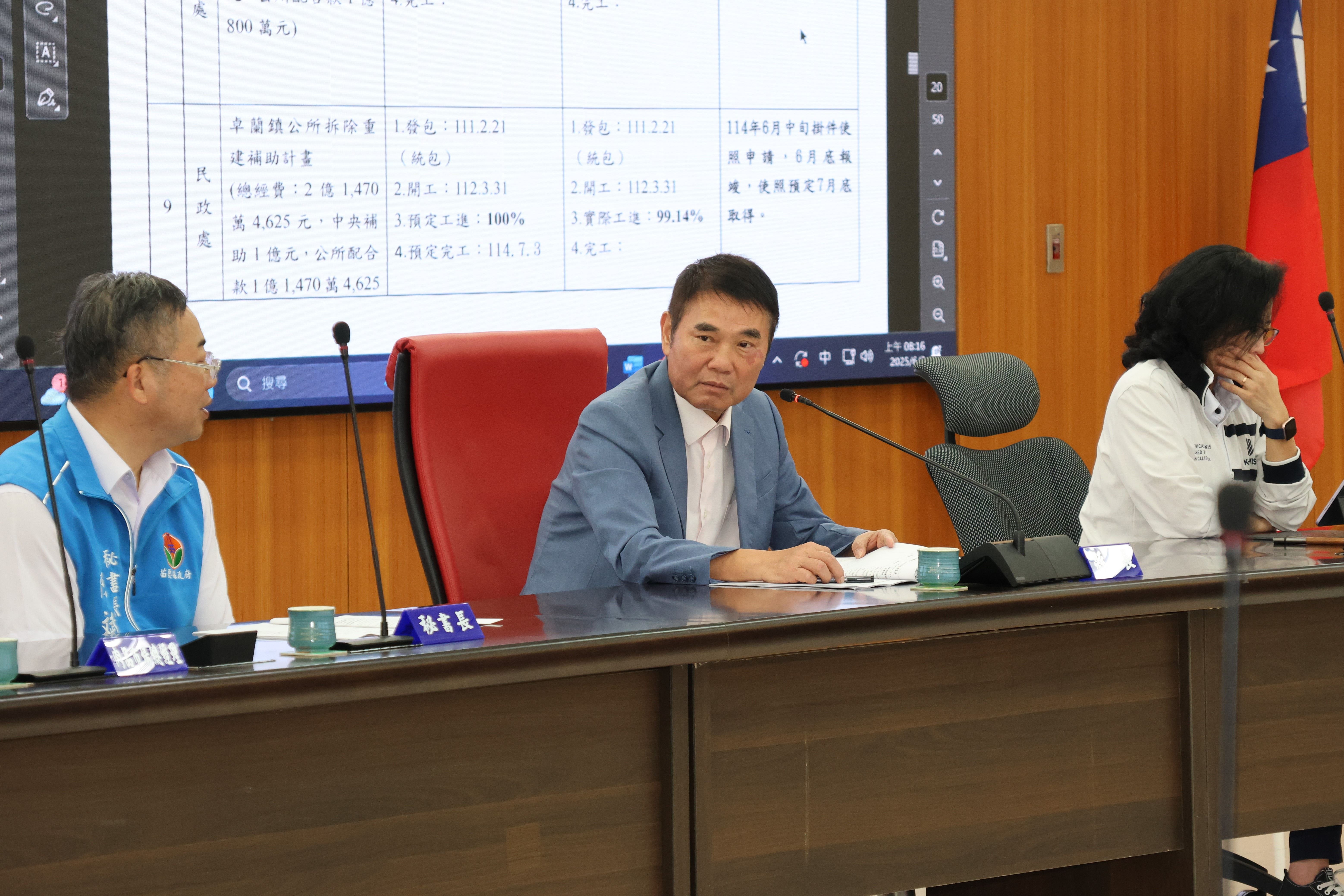 縣府召開縣務會議 縣長重視學子暑期活動及職涯發展