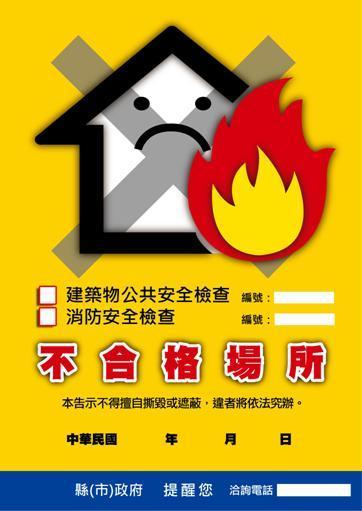 建築物安全梯常閉式防火門應常時保持關閉！