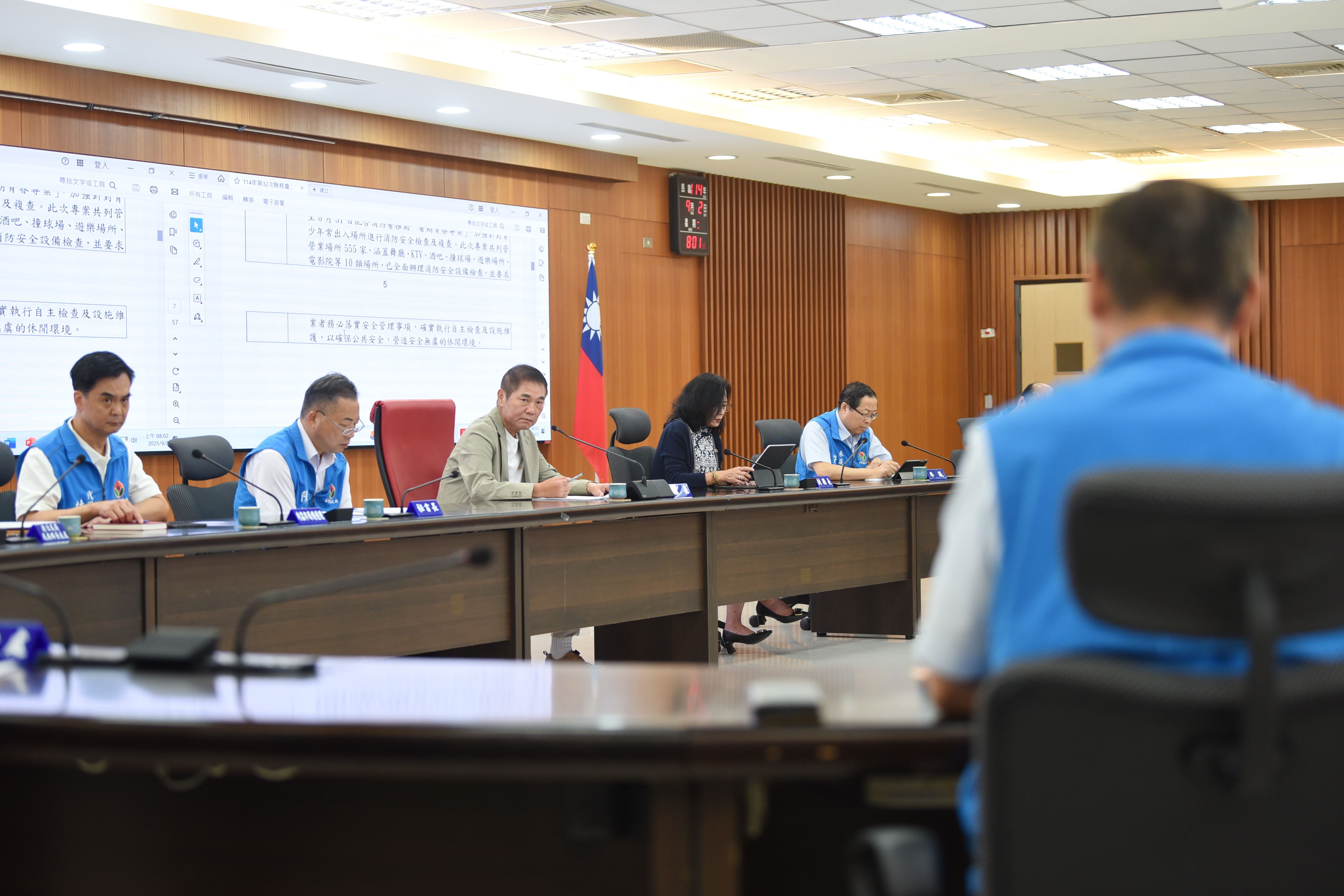 縣政府召開第32次縣務會議　鍾東錦指示啟動警局第二大樓規畫案