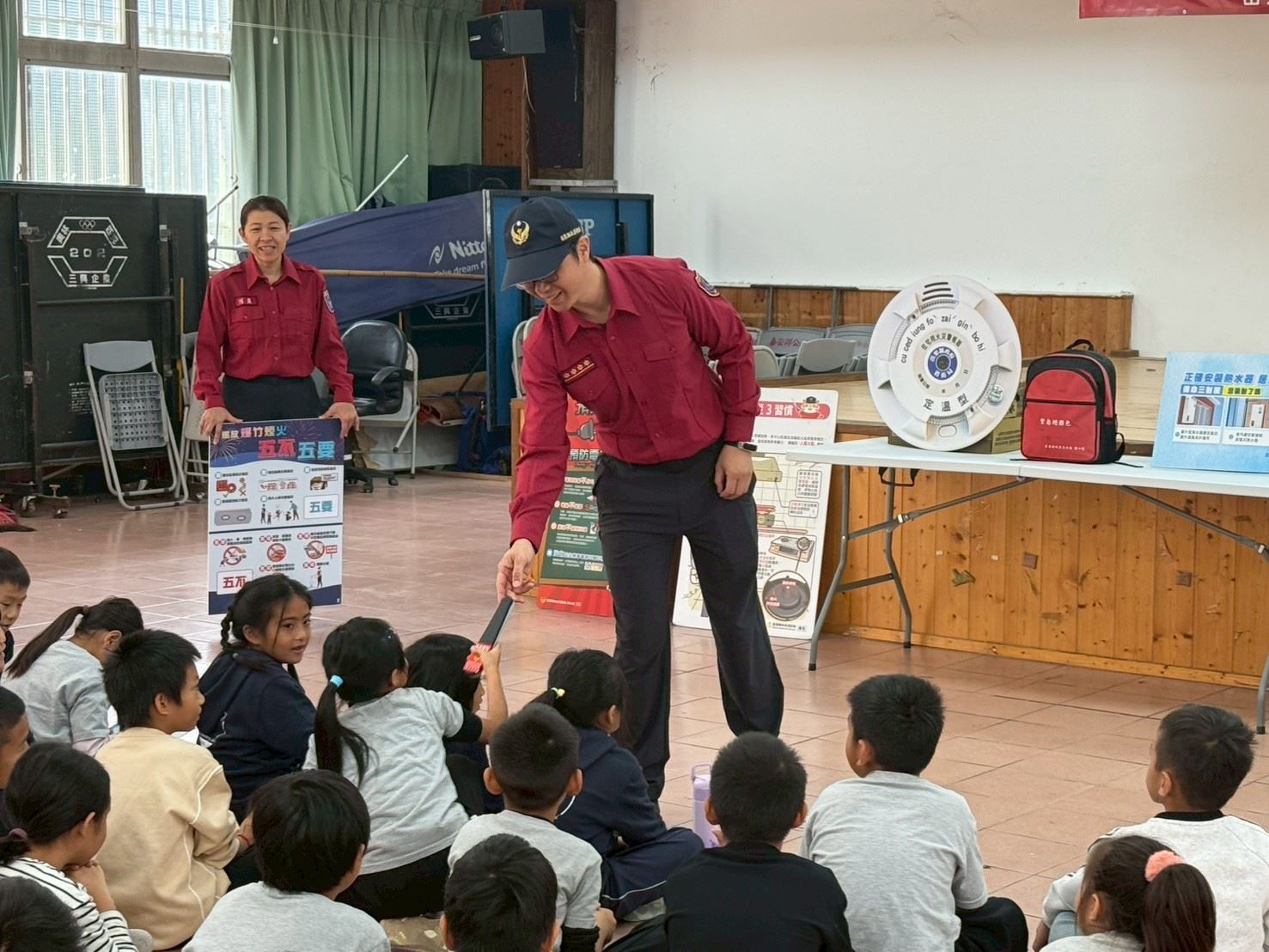 苗栗縣政府消防局警義消象鼻社區防火防災宣導