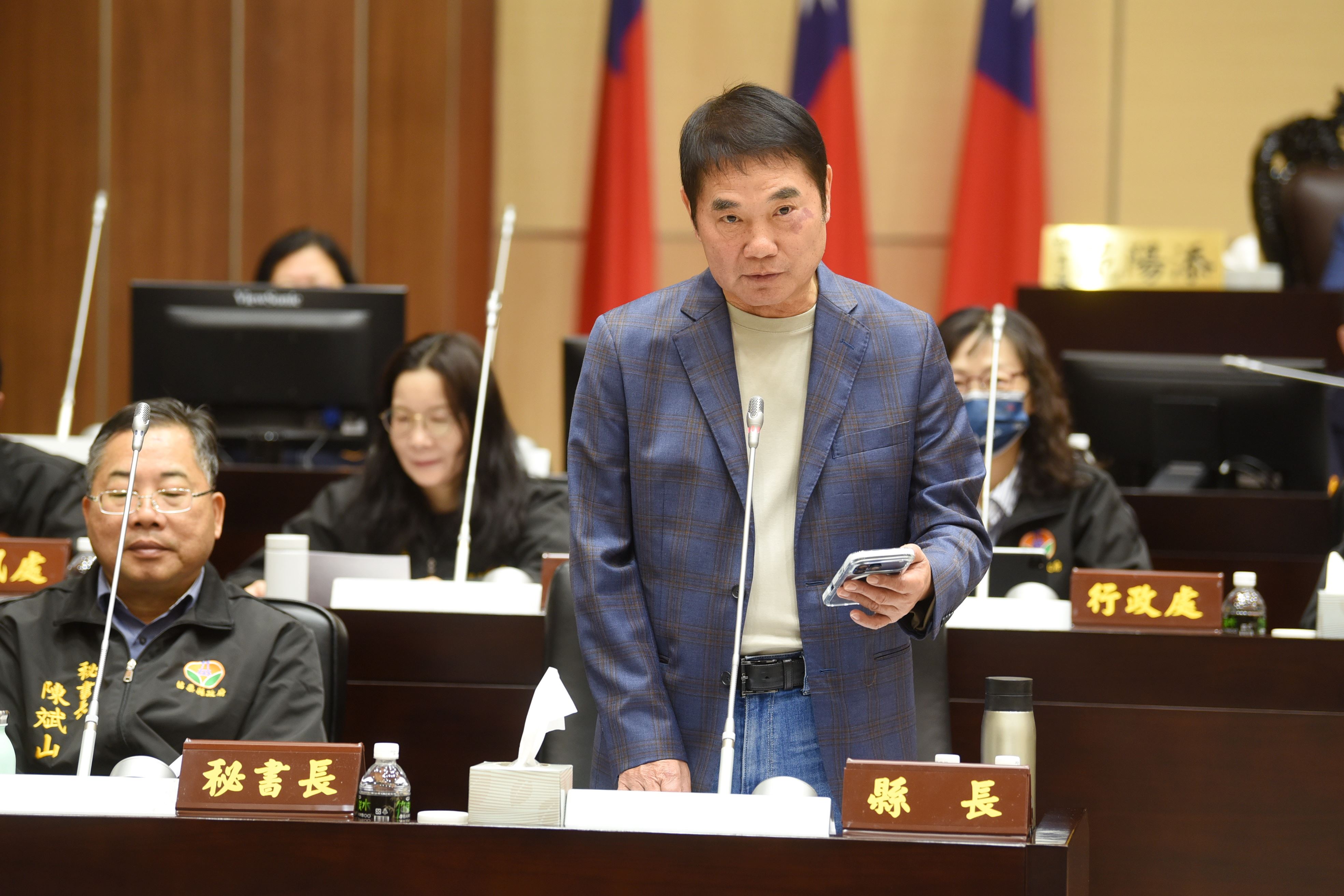 孫素娥廖英利禹耀東質詢　鍾東錦允照顧農友並致力免費營養午餐