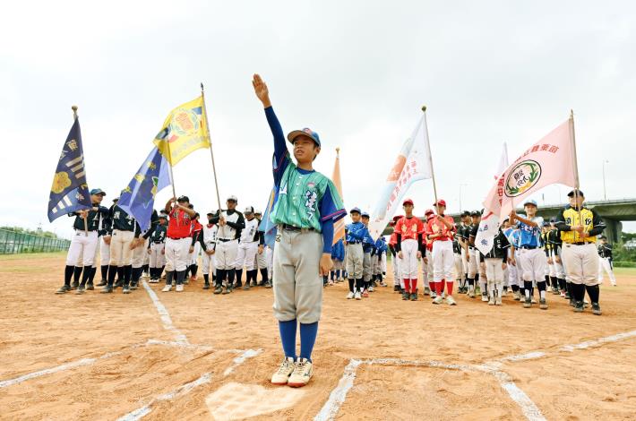 縣府1-山佳國小投手謝劭禹代表選手宣誓