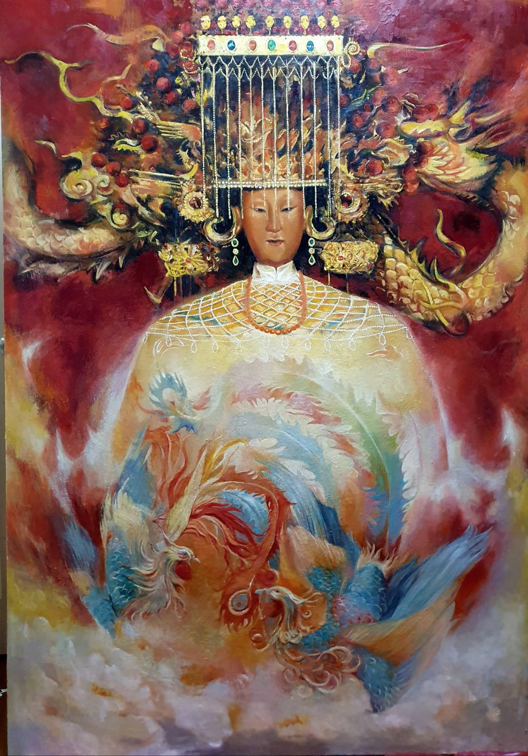 【光榮回歸】以畫為心，以鄉為魂！苗栗女兒丘璦珍返鄉特展 震撼展出信仰與土地的靈動之美