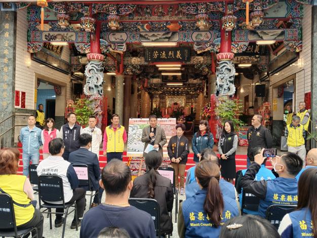 苗栗義民廟風華再現！斥資千萬活化廟埕廣場 預計9月完工