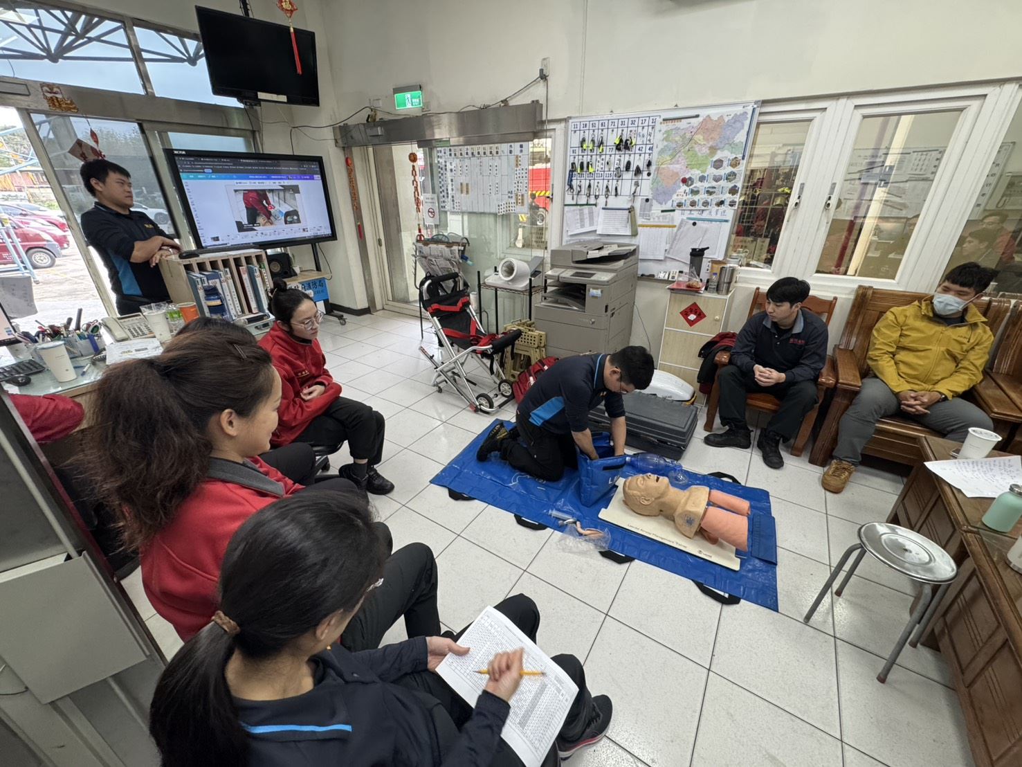 穩固急救基本功　第三大隊強化救護戰力