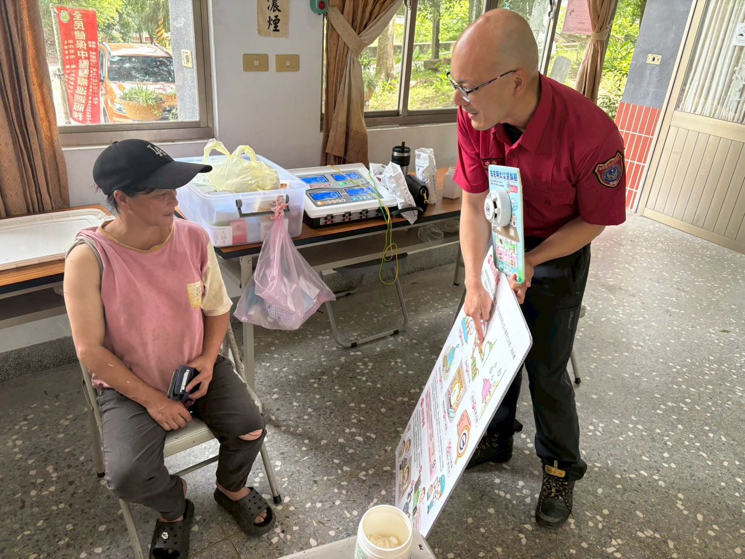 錦水活動中心防火宣導