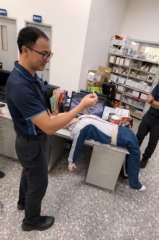 三義分隊救護呼吸道處置訓練