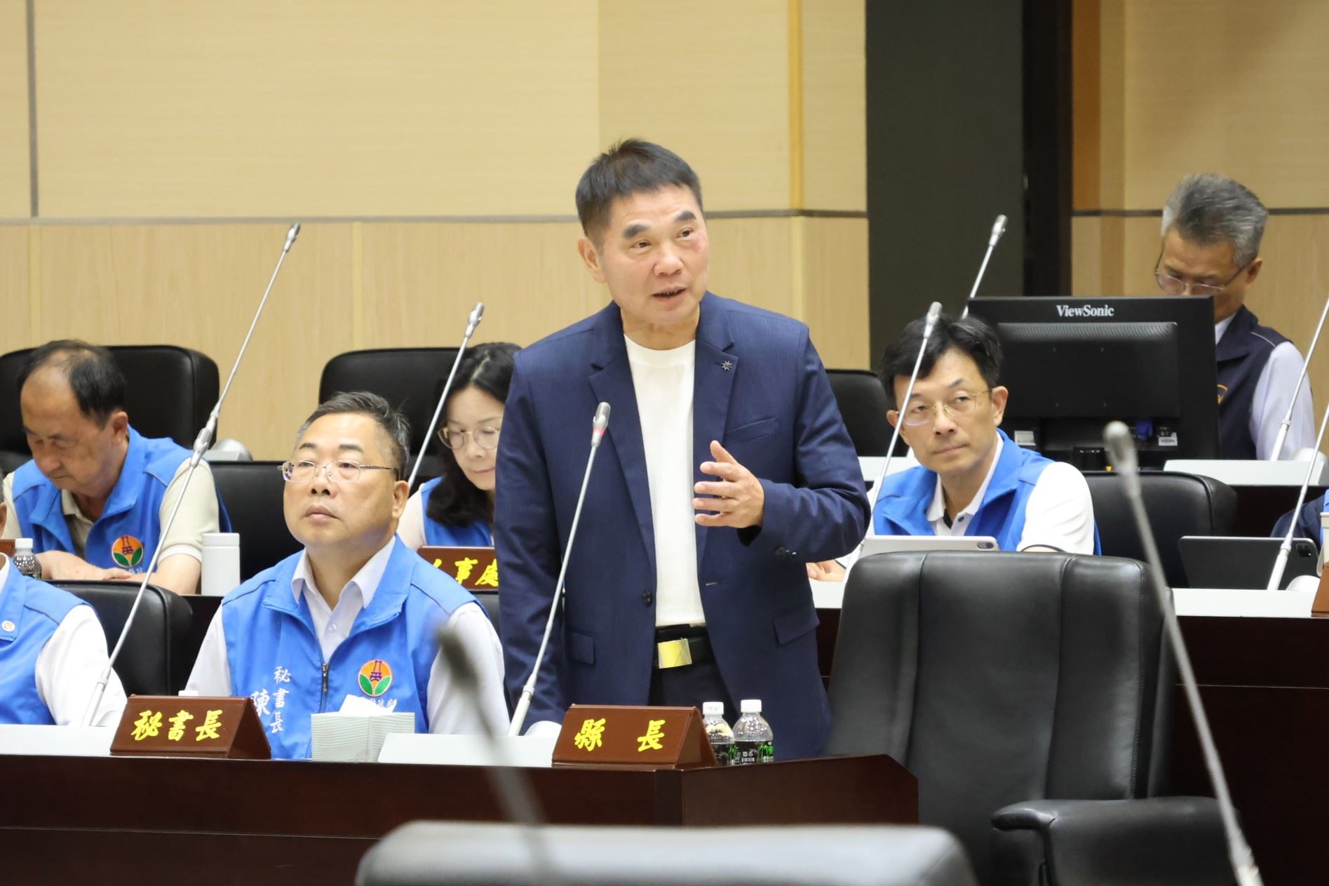 楊文昌劉美蘭曾美露質詢 縣長強調持續爭取原鄉道路建設