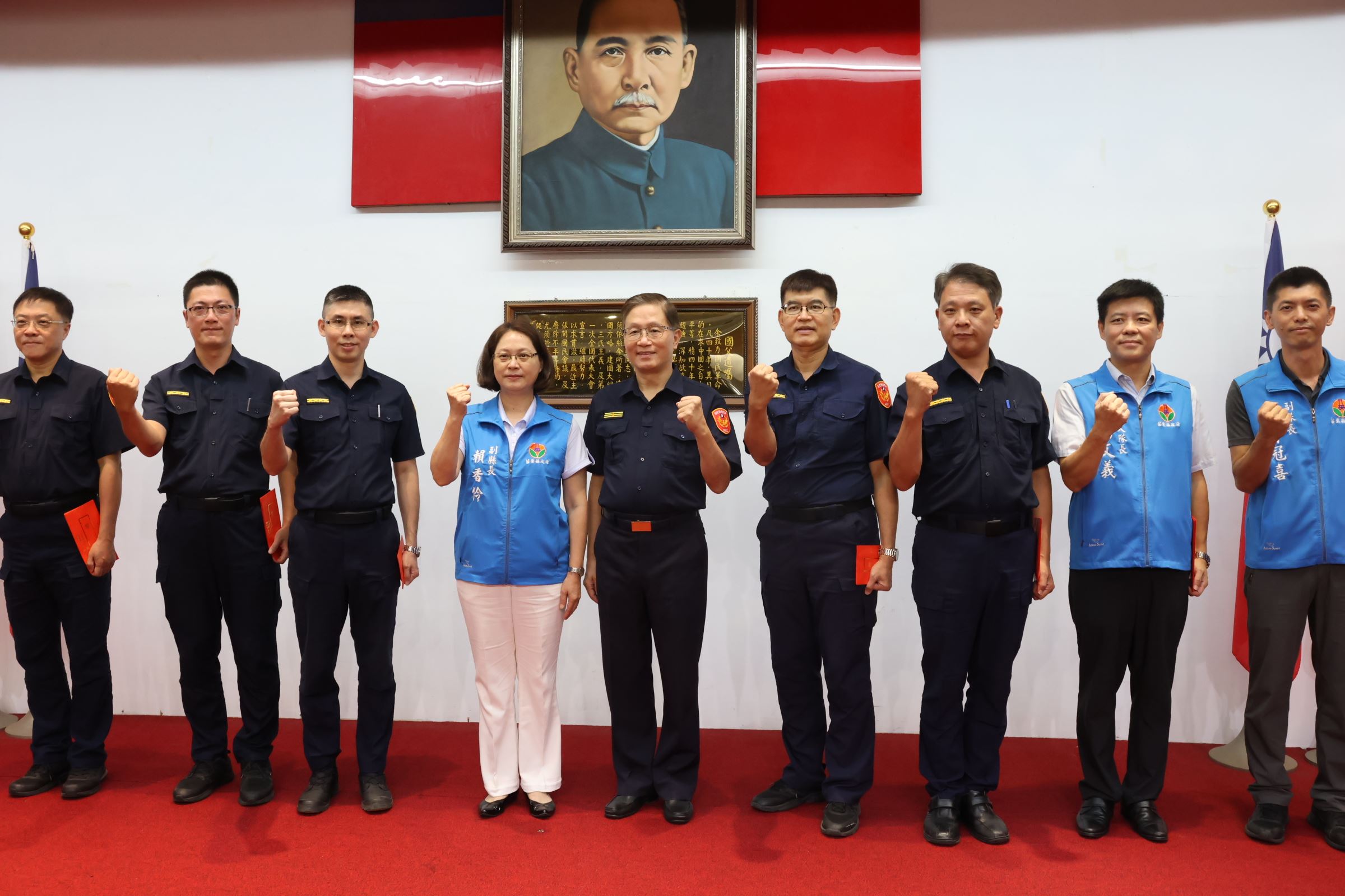 苗栗縣警察局6月份月報 賴副縣長頒獎表揚優秀員警