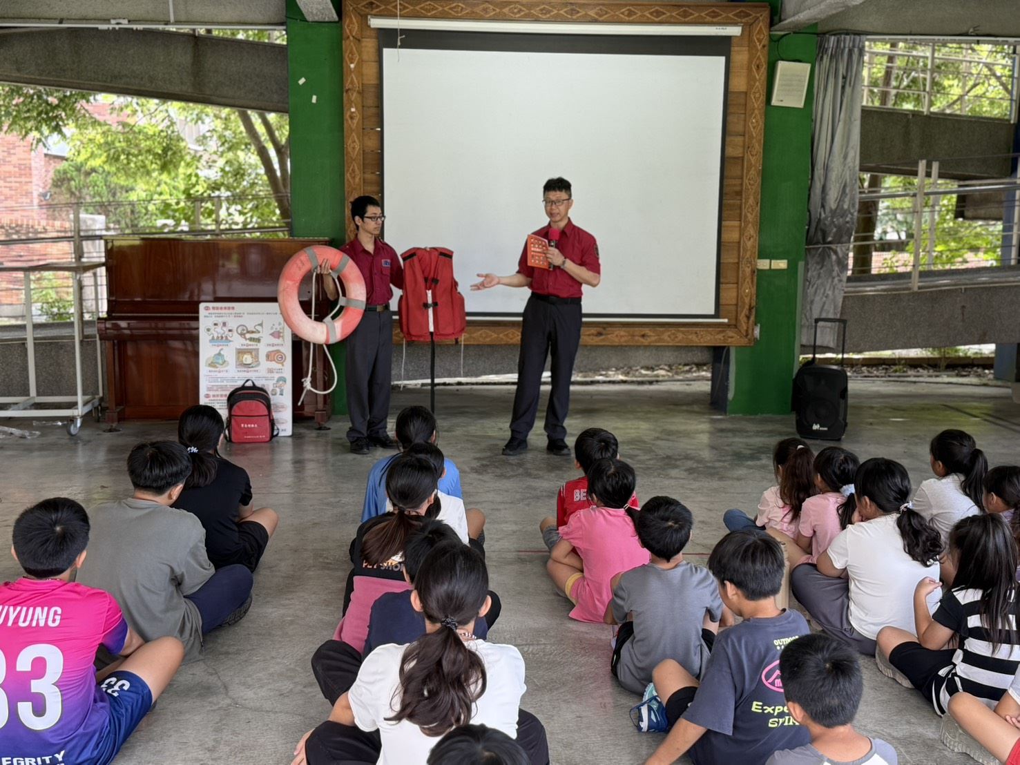 象鼻國小防火防災及防溺宣導
