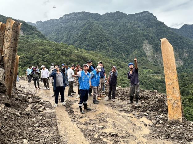 縣府1-農業處與相關單位至現場會勘