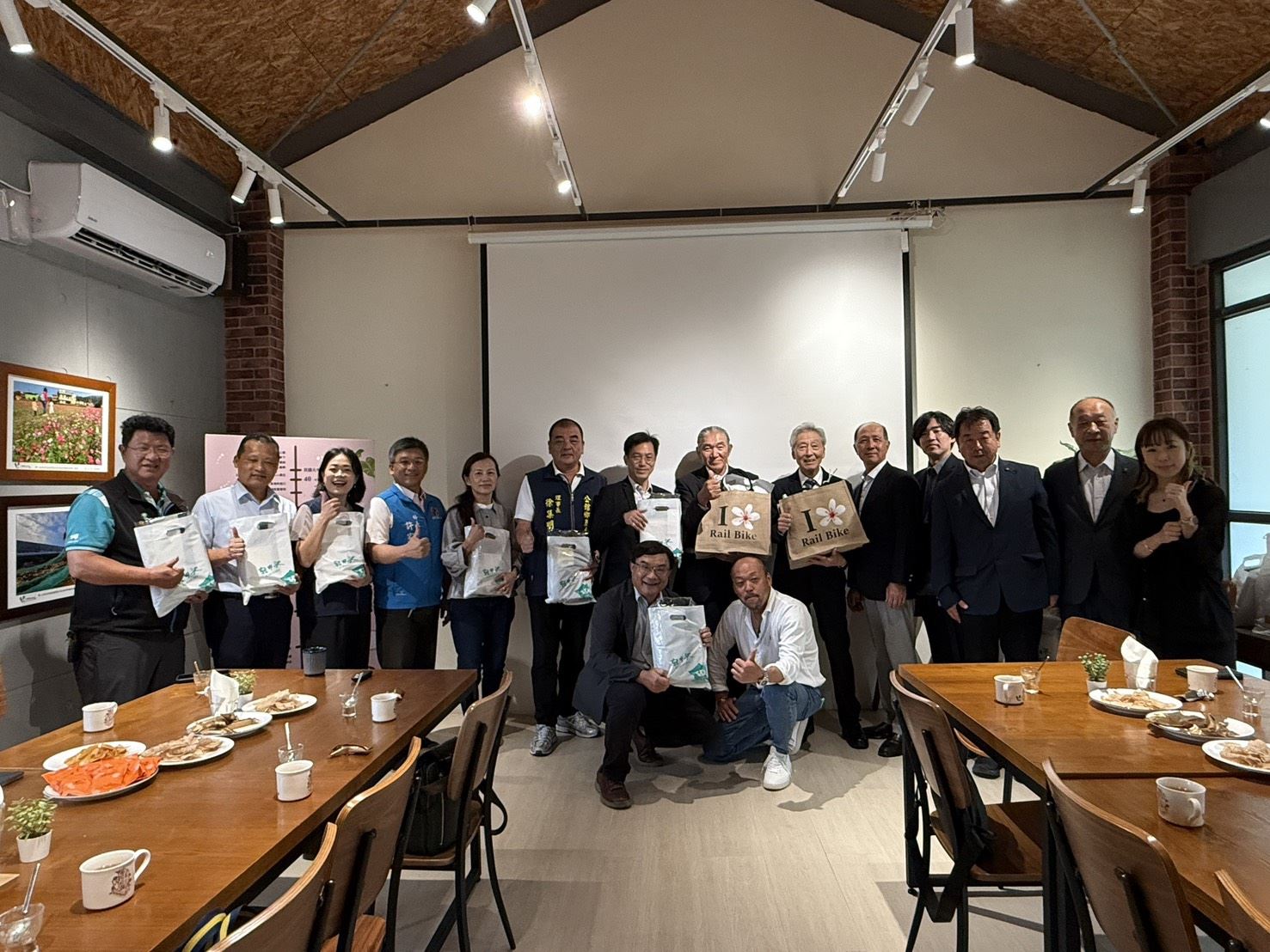 鳳凰颱風難擋跨國情誼　輕井澤町農業委員會風雨中走訪苗栗　感受台灣農村慢遊魅力