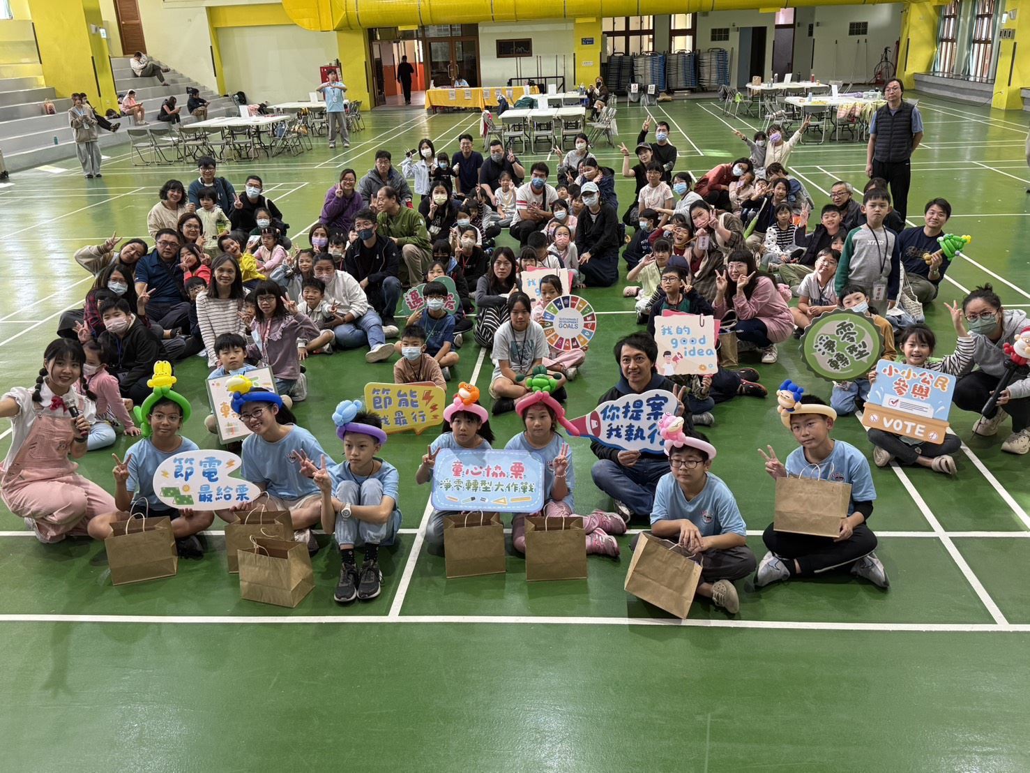 童心協栗．淨零轉型大作戰「『栗』屬於我們的環保杯」趣味登場 學童以行動倡議節能減碳，共同守護地球