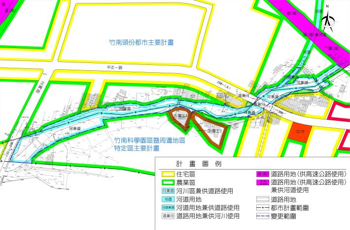 變更後都市計畫示意圖