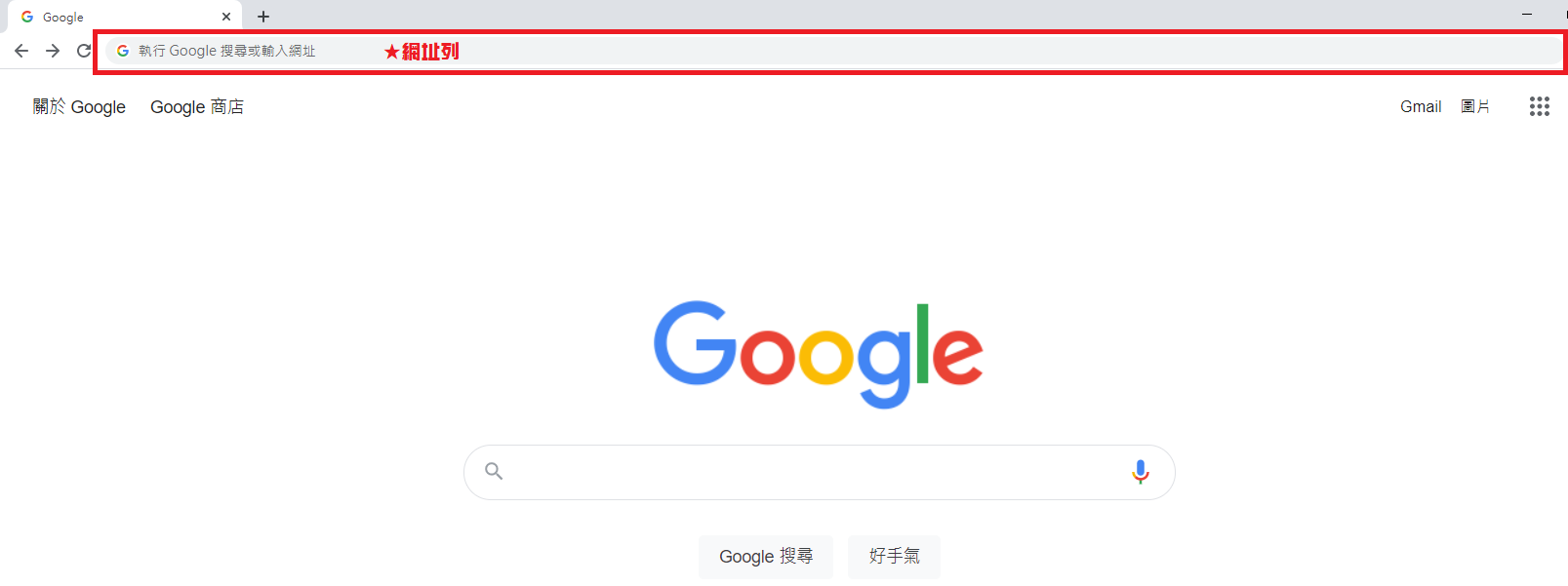 Google Chrome瀏覽器之網址列