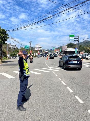114年清明節連續假期交通順暢不壅塞 苗警執法管制措施及宣導
