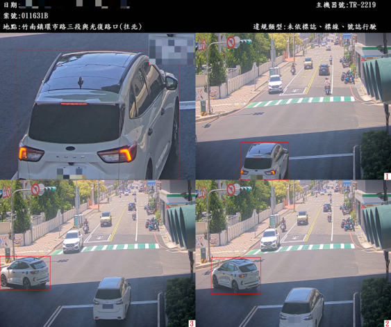 苗栗縣警察局公布今年1至10月科技執法成效路口事故率降逾三成
