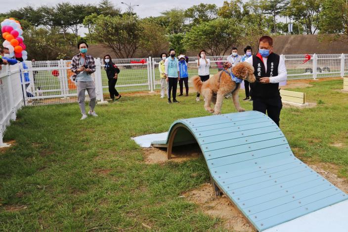 苗栗市公所 苗栗市河濱寵物公園18日落成啟用