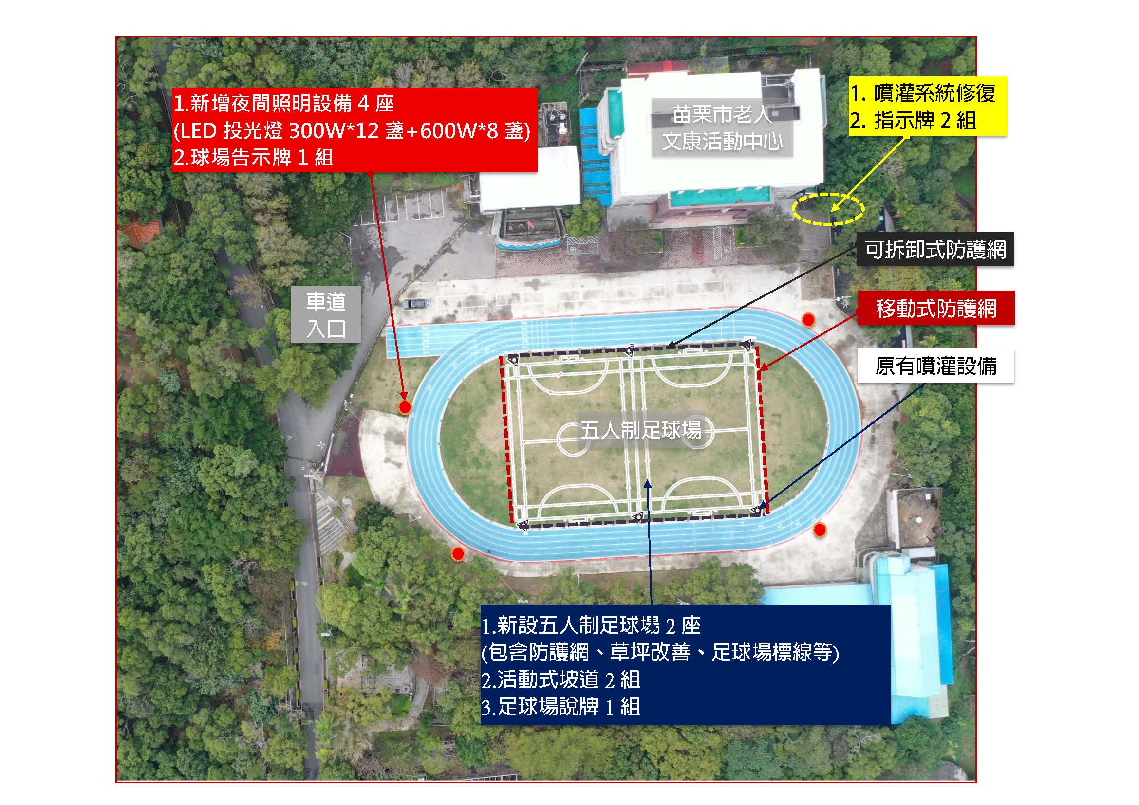 苗栗市將興建五人制足球場，感謝中央補助與地方協力
