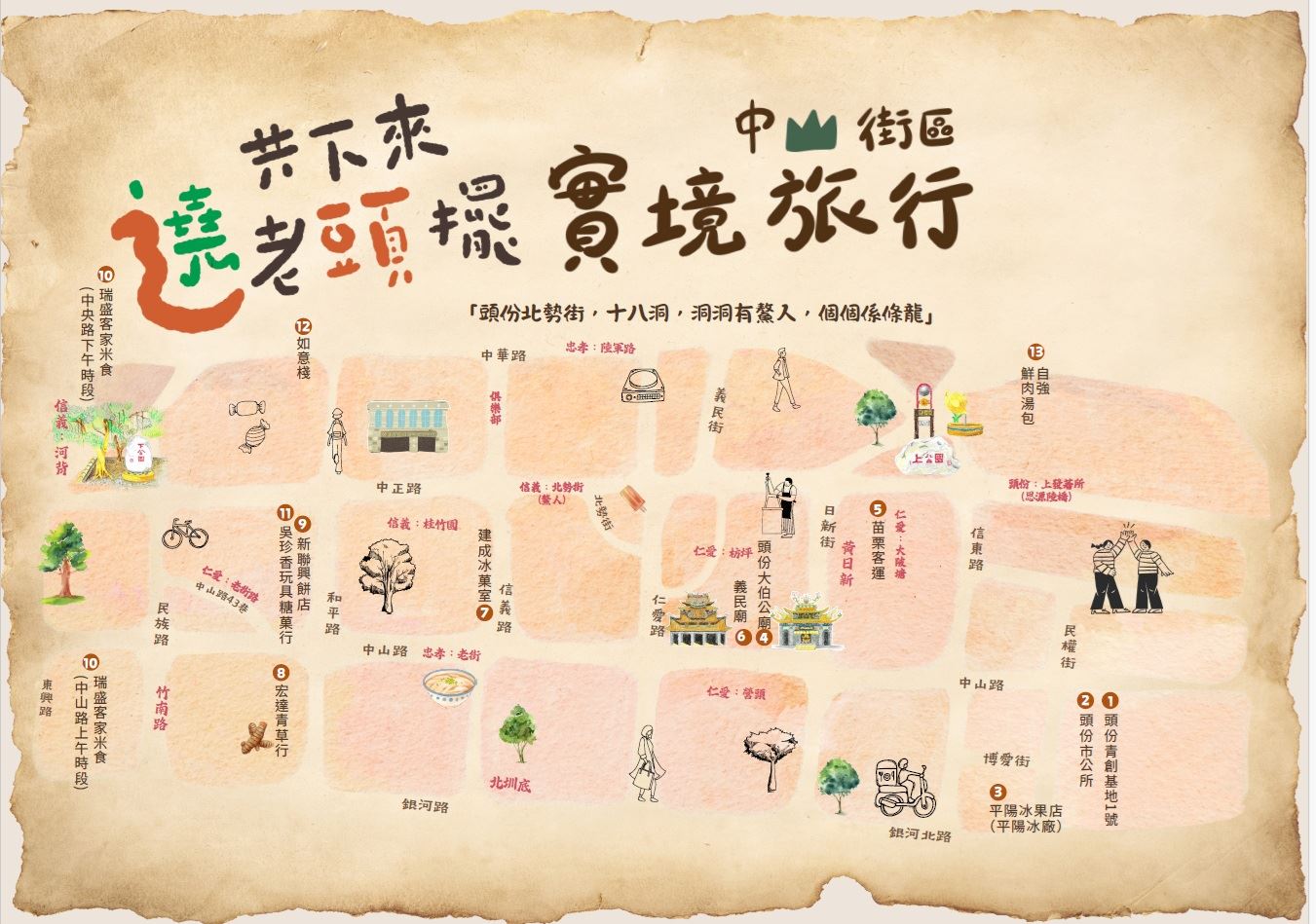 共下來繞老頭擺－中山街區實境旅行活動開跑囉