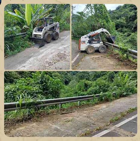泰安鄉公所積極辦理道路養護作業