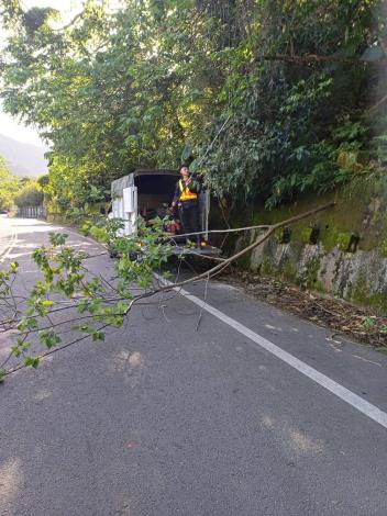 苗62線道路排障及清理