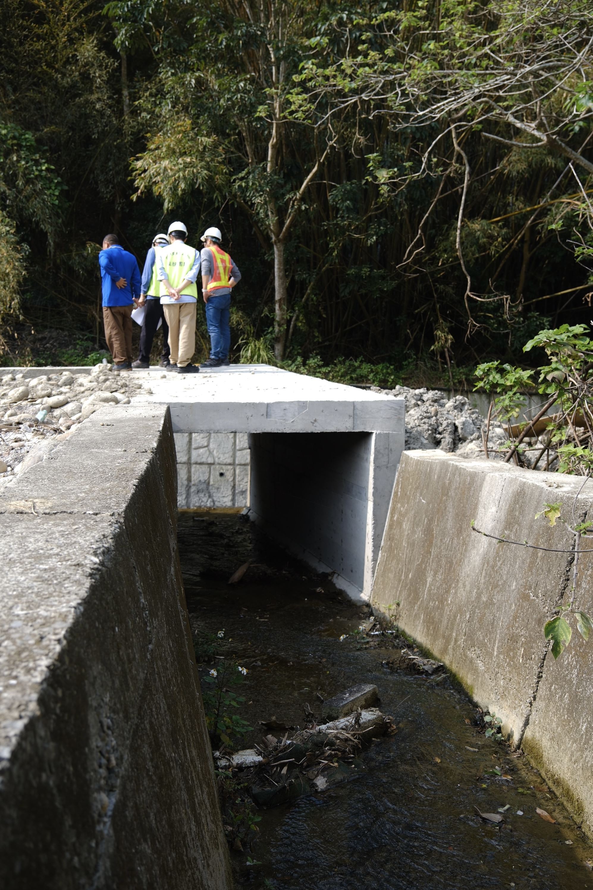 因應今年颱風季來臨  順利完成苑裡鎮蕉埔1鄰野溪護岸災害復建工程。