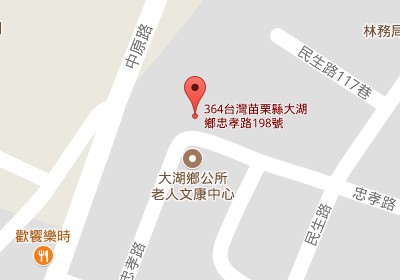 第五大隊及大湖分隊地圖