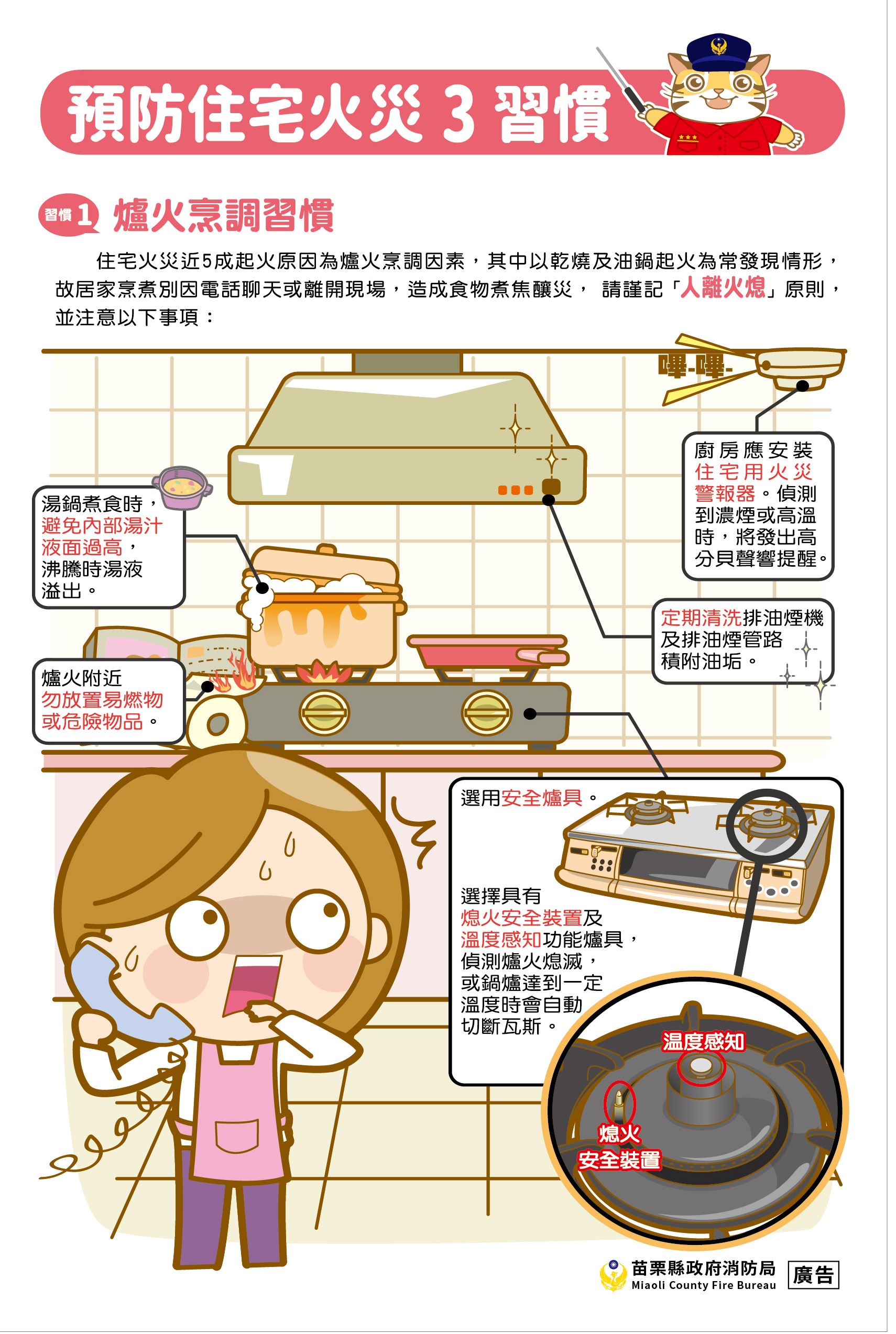 炊事不慎分析及預防宣導