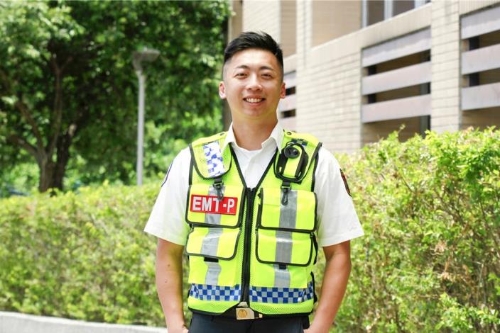 第五大隊泰安分隊杜泳霖小隊長，榮膺2025年度全國「十大傑出救護技術員」