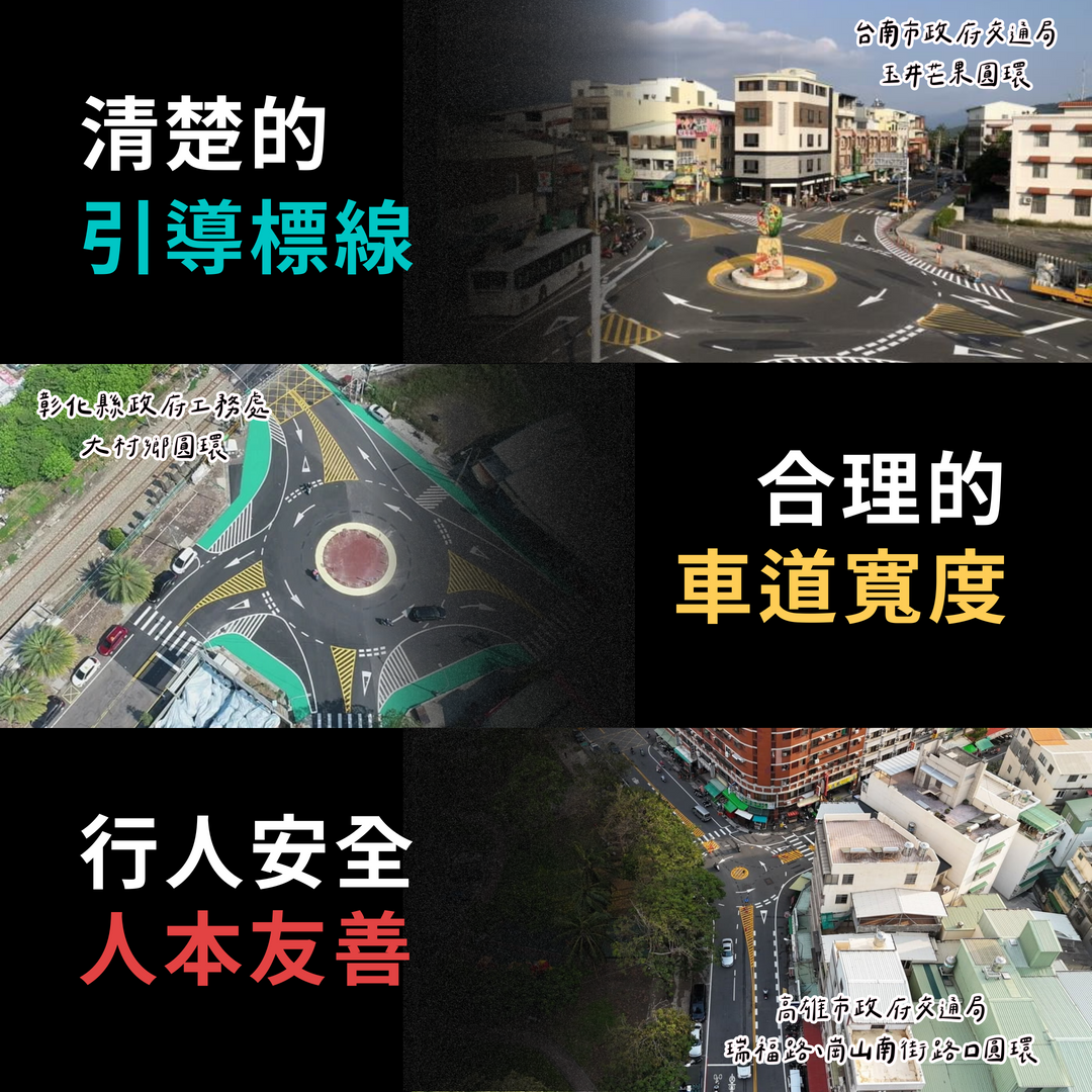 一個好的圓環（Roundabout），不是只有一個圓